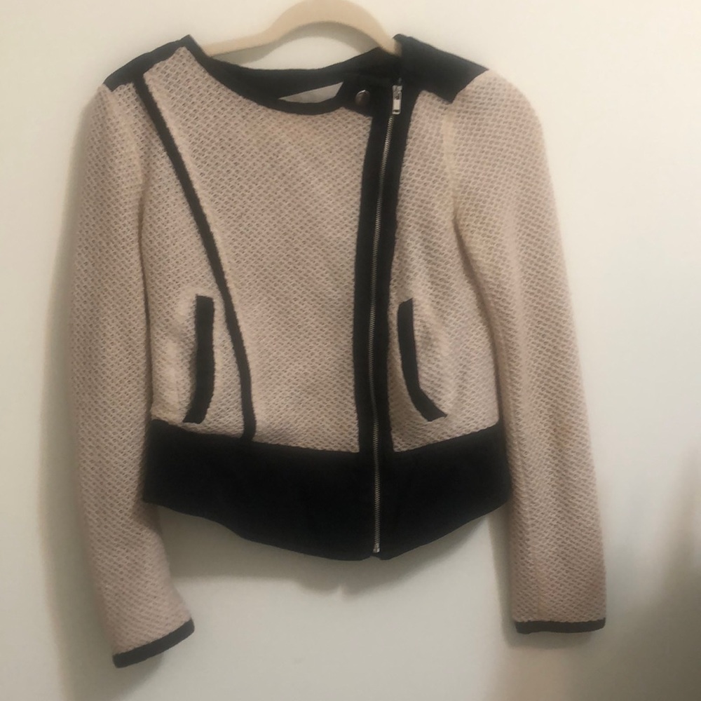 Rachel Rachel Roy asymmetrical knitted jacket size 2